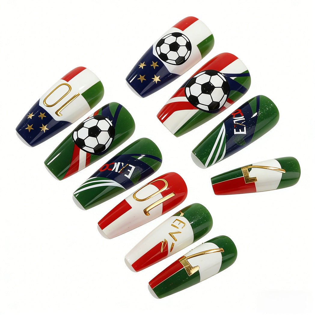 Sporty Nail Art Design Acalora