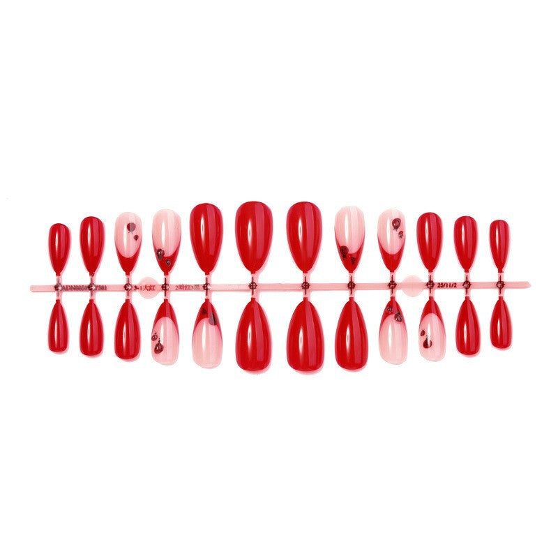 Artistic Press-On Nail Set with Unique Designs Acalora