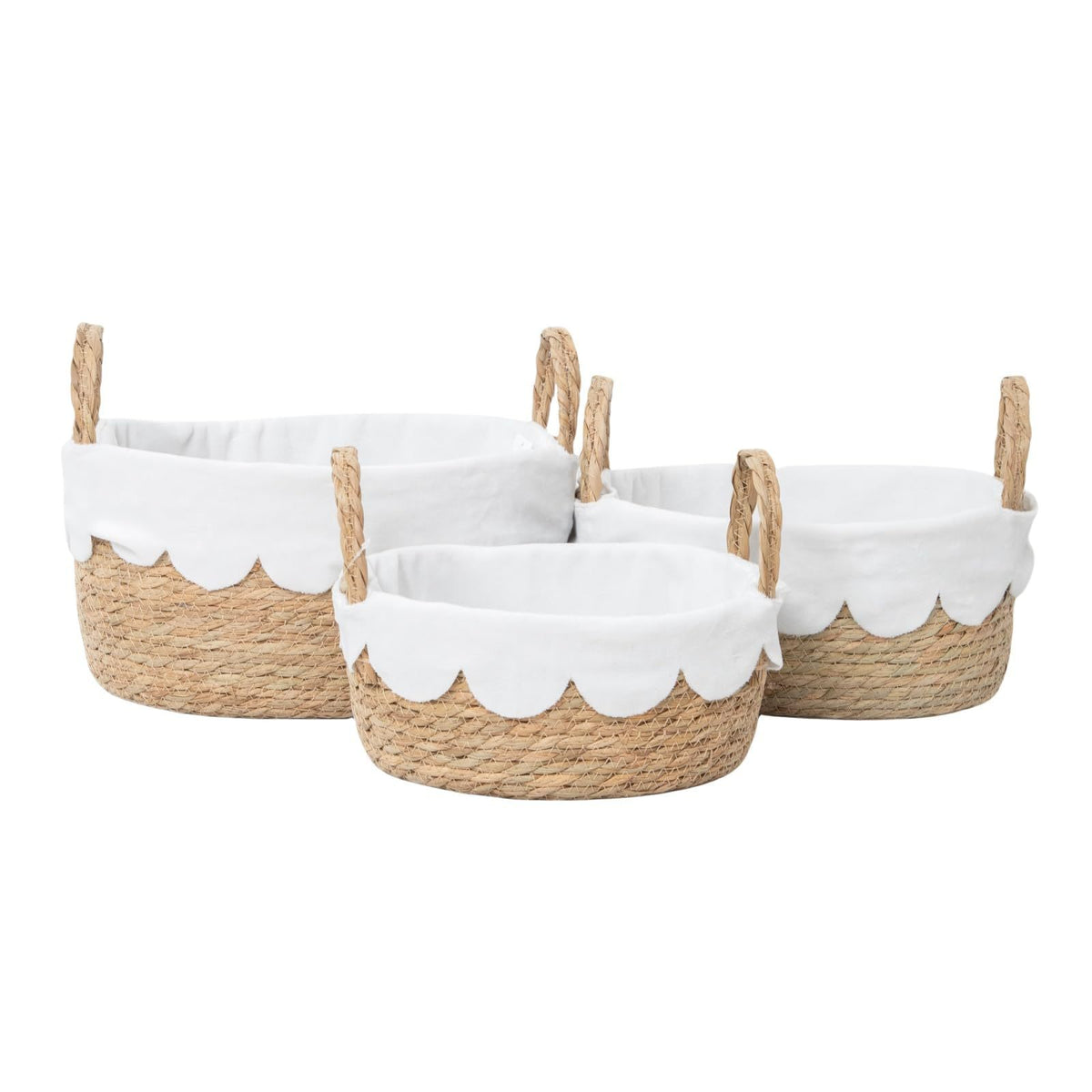 Handwoven Crumple Basket Acalora