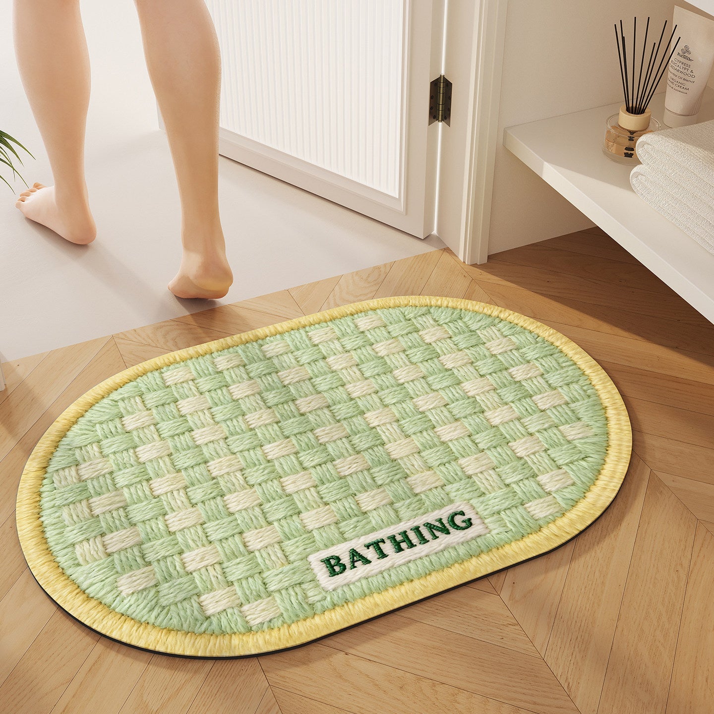 Soft Cotton Bath Mat