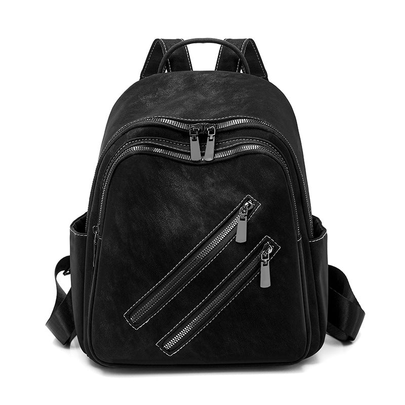 Versatile Multi-Pocket Zippered Backpack Acalora