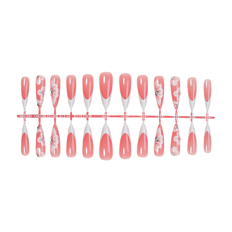 Floral Design Press-On Nail Set Acalora 1788495570