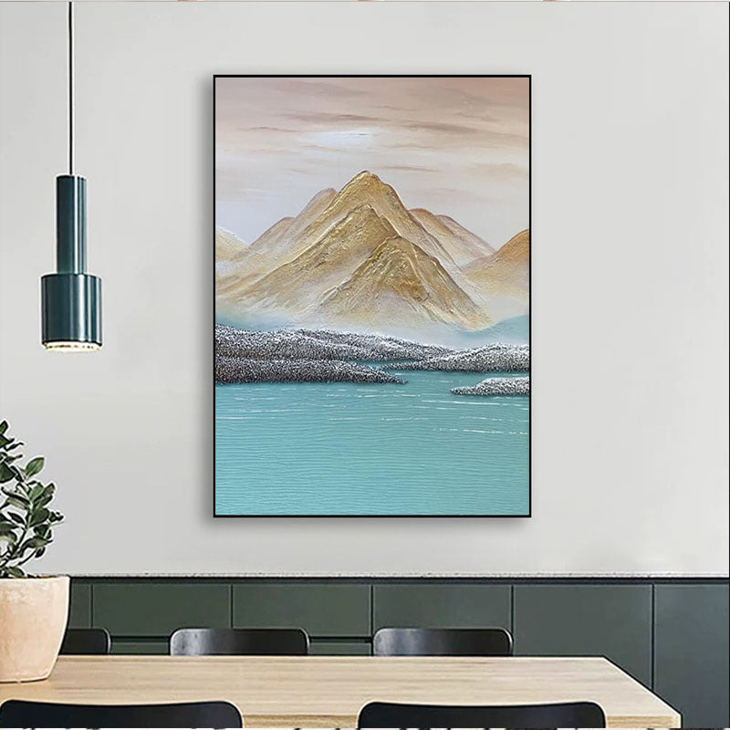 Scenic Mountain Landscape Canvas Art