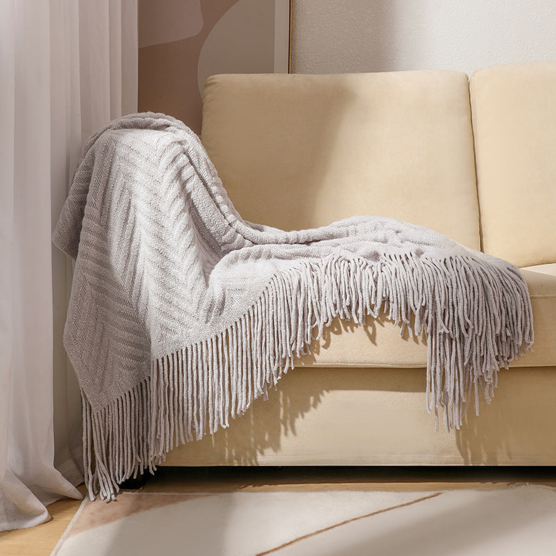 Unisex Cozy Knit Blanket