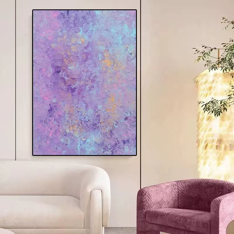 Contemporary Canvas Artwork with Textured Detail