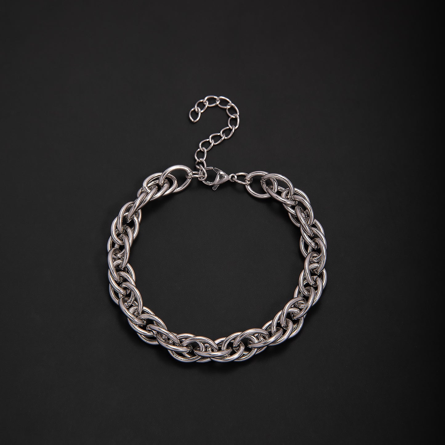 Interlaced Metal Link Bracelet Acalora