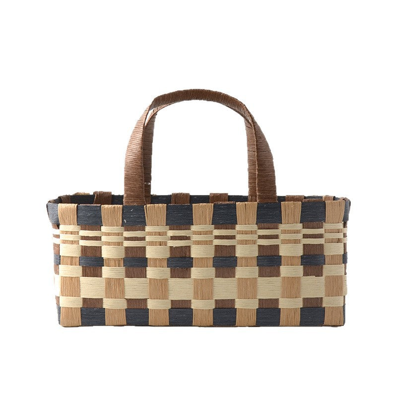 Handwoven shopping basket Acalora
