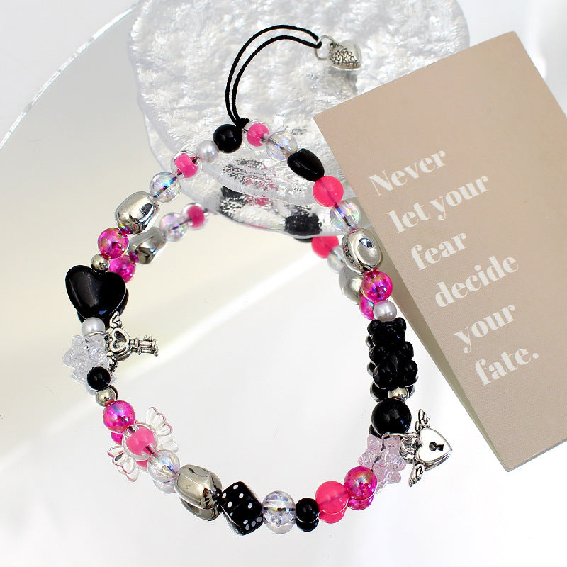 Artistic Beaded Eyewear Chain Acalora