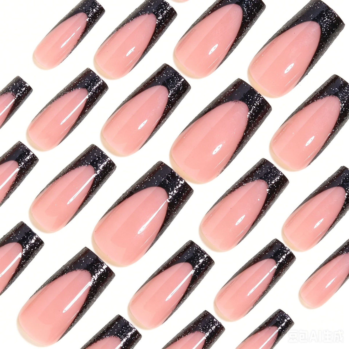 Stiletto Press-On Nail Art Tips Acalora