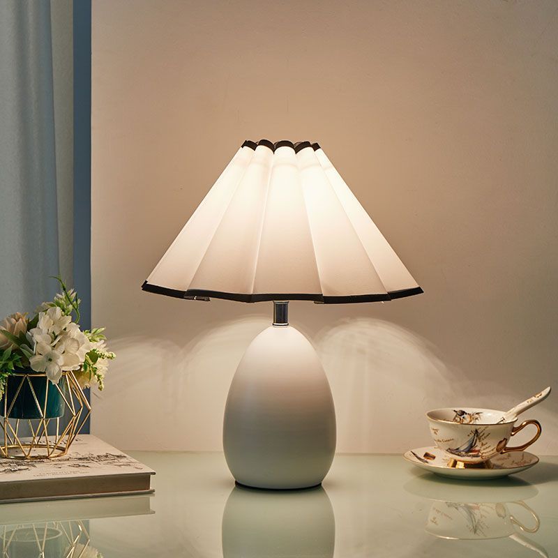 Adjustable Fabric Shade Table Lamp