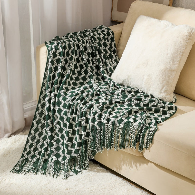 Cozy Textured Throw Blanket