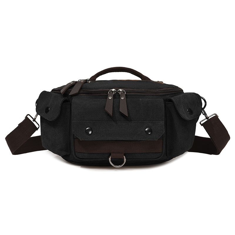 Durable Canvas Utility Crossbody Bag Acalora