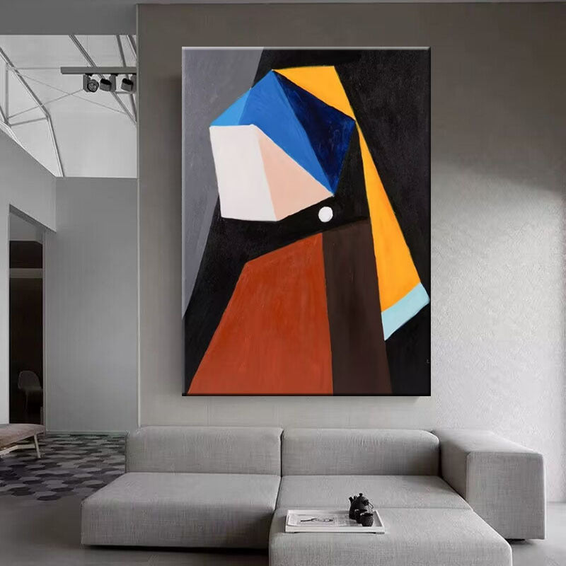 Geometric Abstract Canvas Art
