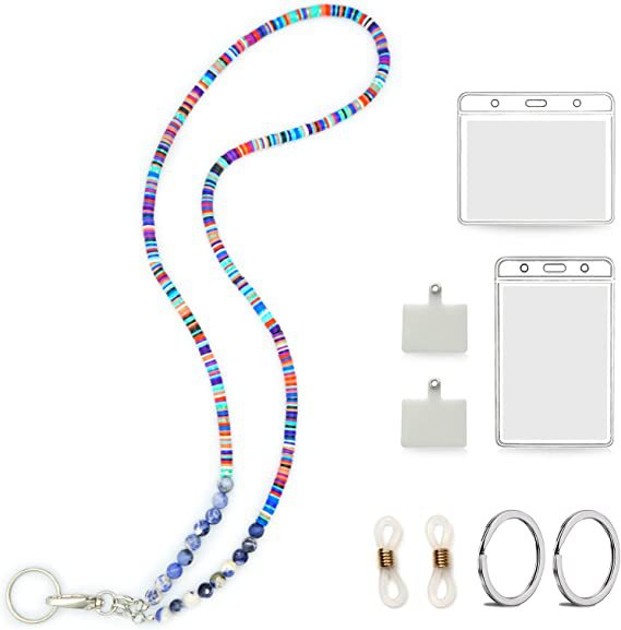 Beaded ID Badge Lanyard Acalora