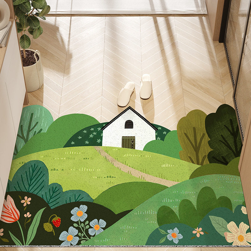 Cartoon Forest Animal Doormat