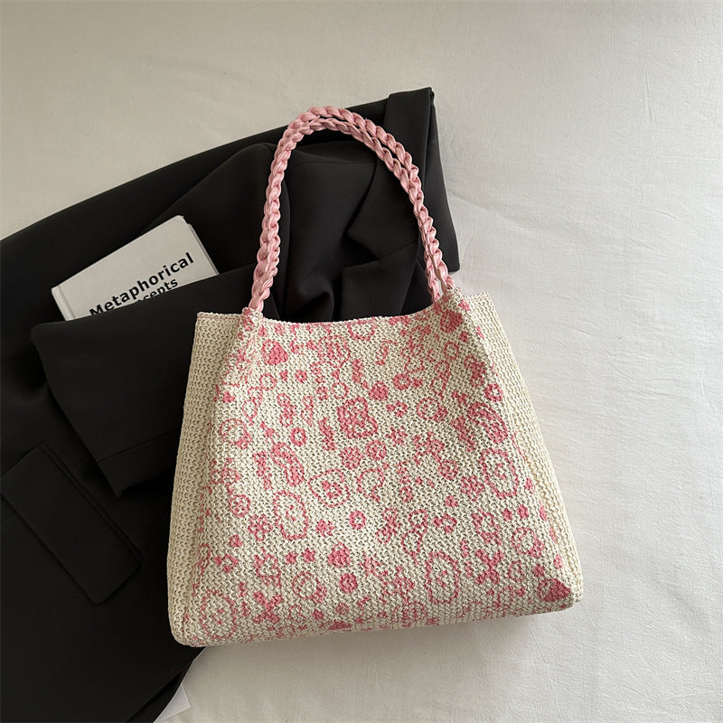 Chic Woven Tote Bag Acalora