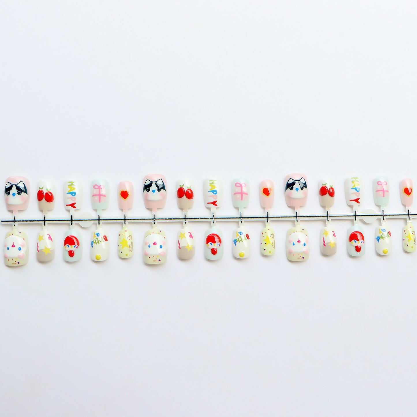 Creative Cartoon Themed Press-On Nails Acalora