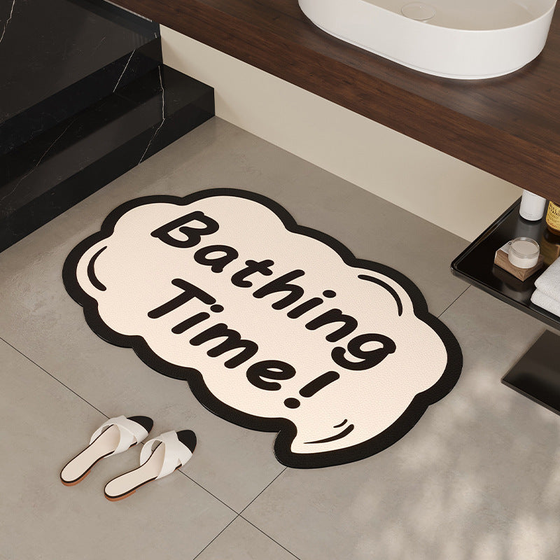 Cloud-Shaped Soft Bath Mat
