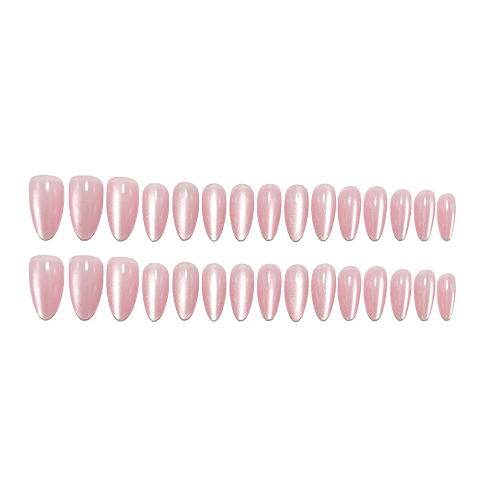 Artificial nails with elegant high gloss and pointed design Acalora