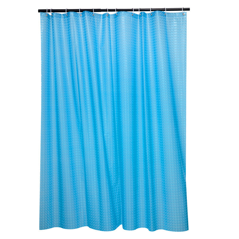 Textured Water-Repellent Shower Curtain