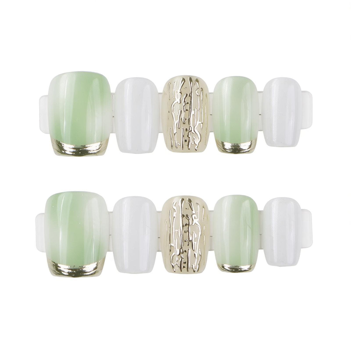 Elegant Artistic Press-On Nail Set Acalora