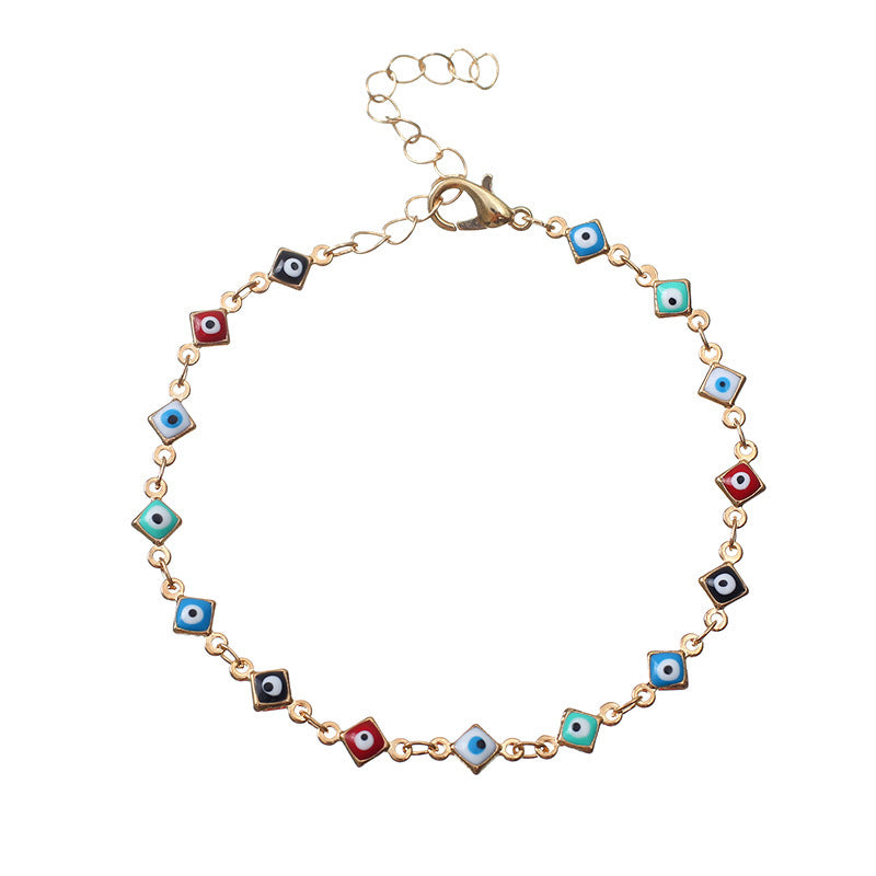 Multi-Colored Evil Eye Bracelet Acalora