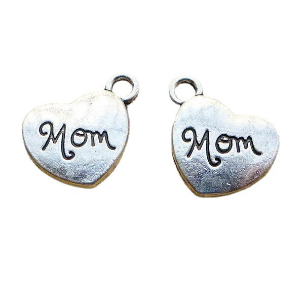 Heart-Shaped Mom Charms Acalora