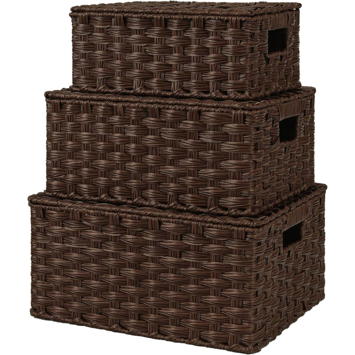 Handwoven Storage Baskets Set Acalora