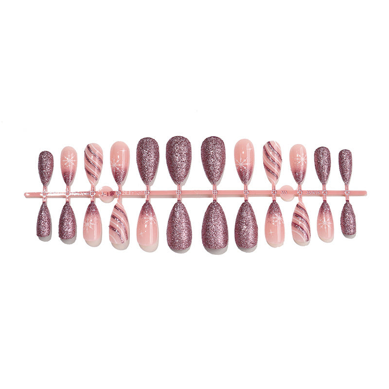 Glamorous Glittery Press-On Nail Collection Acalora