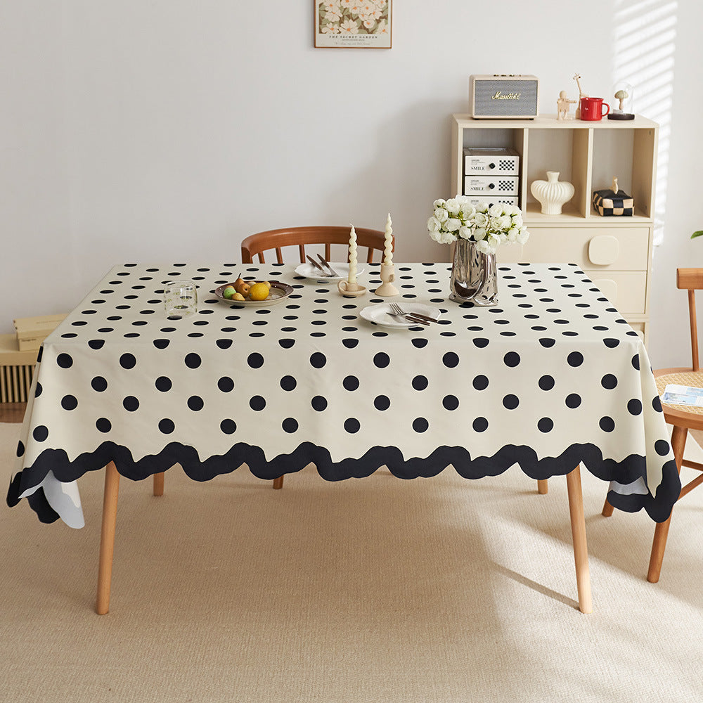 Decorative Striped Tablecloth