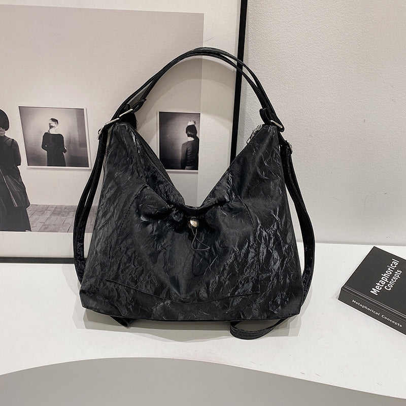 Crinkled Pouch Handbag Acalora
