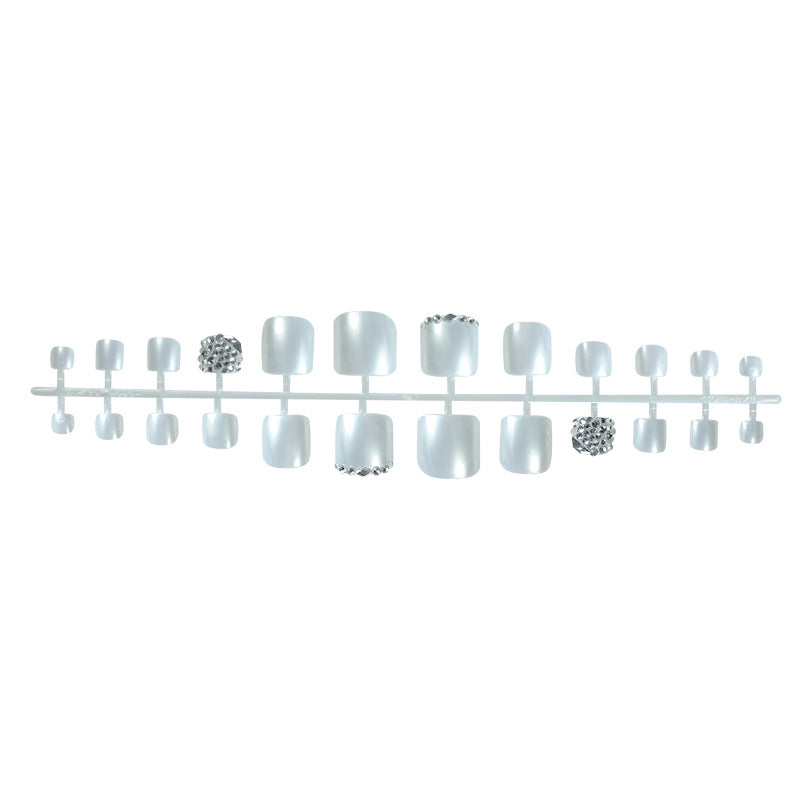Glamorous Rhinestone Accented Press-On Nails Acalora