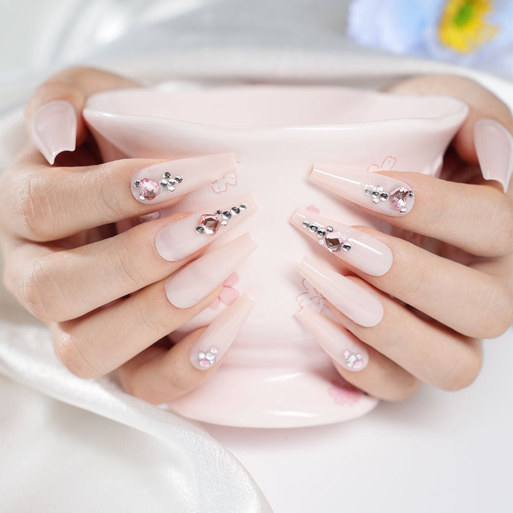 Decorative Stiletto Press-On Nails Acalora