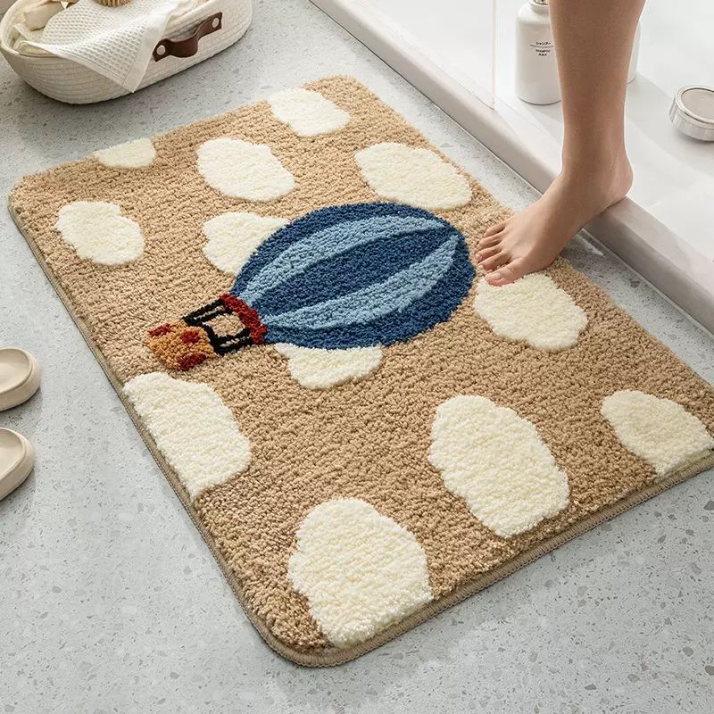 Cute Cartoon Dog Bath Mat