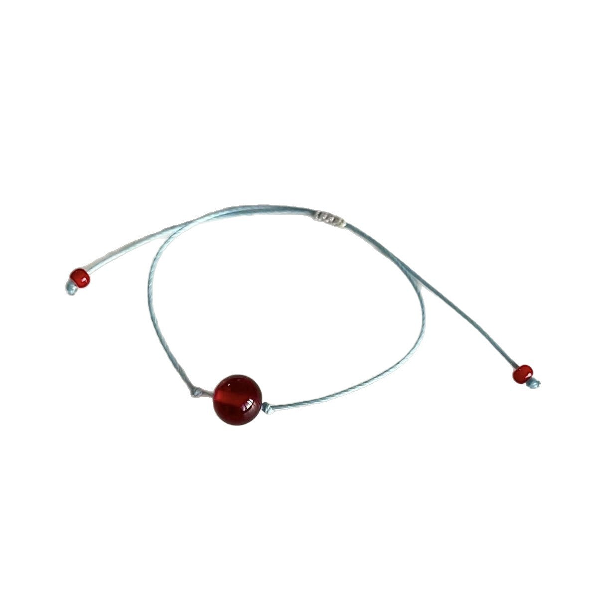 Adjustable Cord and Gemstone Bracelet Acalora
