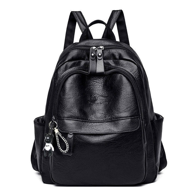 Stylish Black Backpack Acalora
