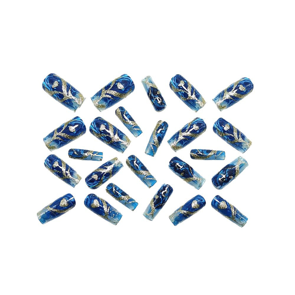 Nail art in maritime elegance design Acalora
