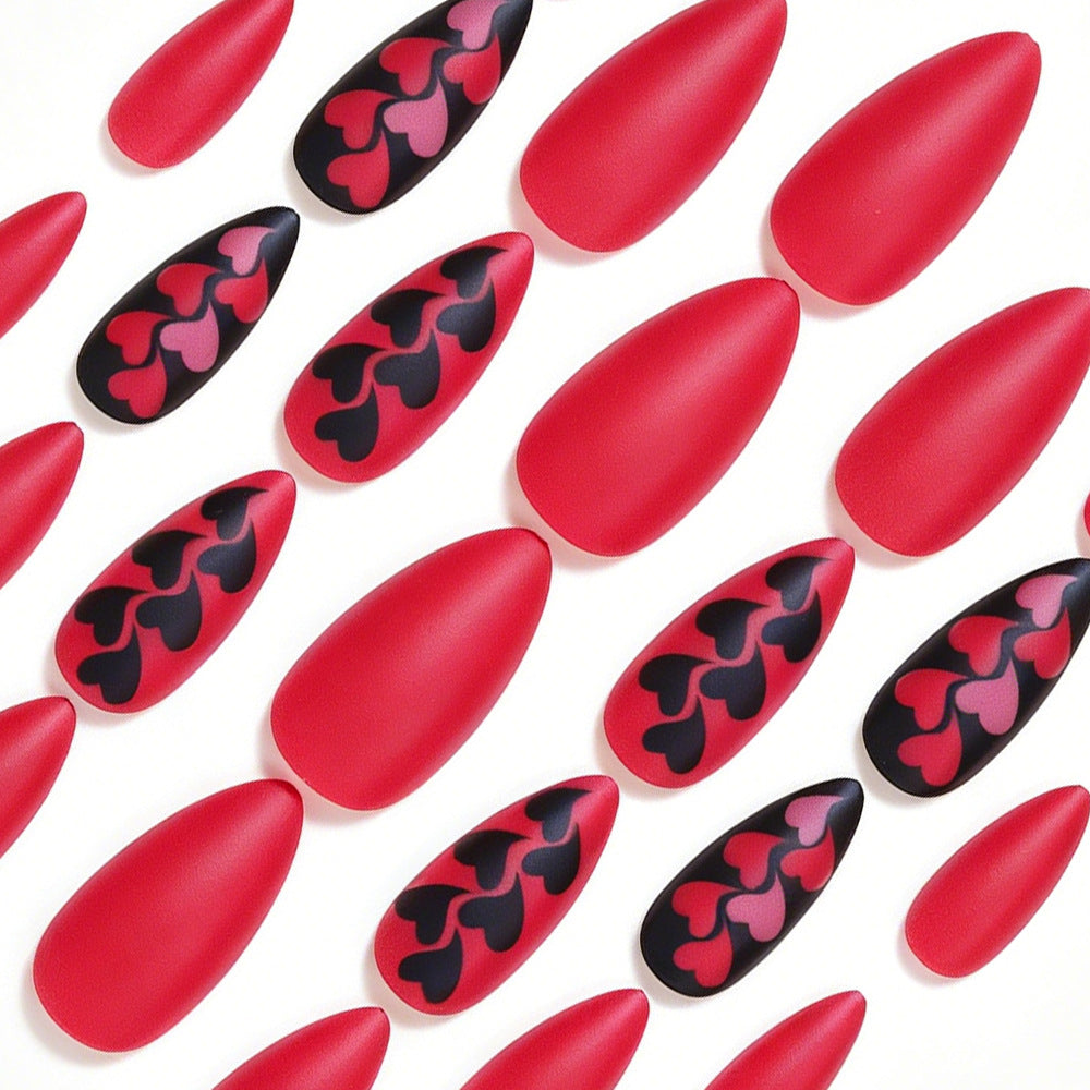 Heart Pattern Nail Art Kit Acalora