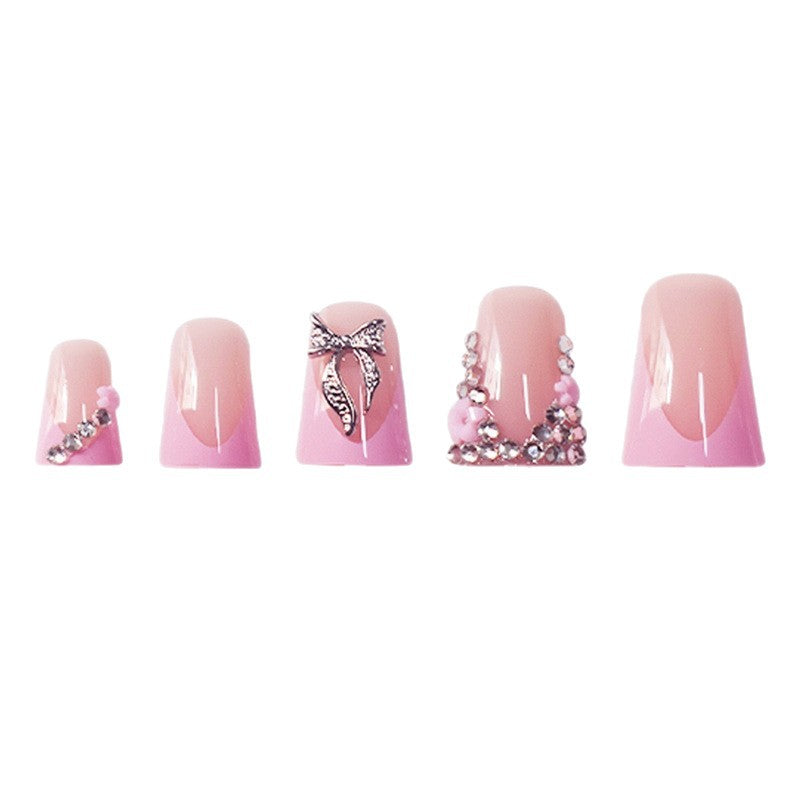 Decorative 3D Floral Acrylic Press-On Nails Acalora