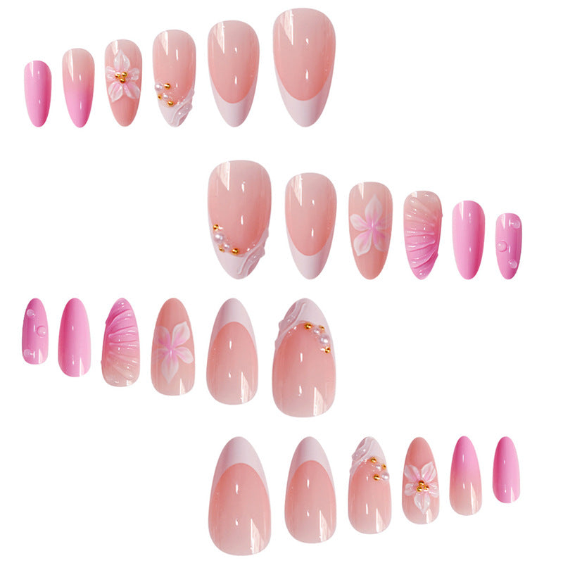 Artistic 3D Floral Press-On Nail Kit Acalora