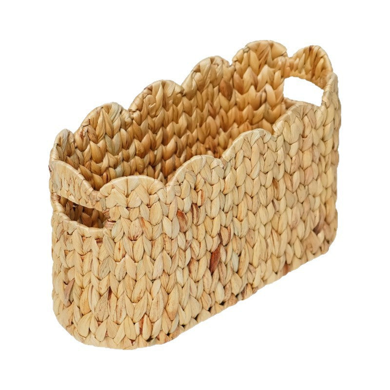 Practical Storage Basket Made of Natural Materials Acalora