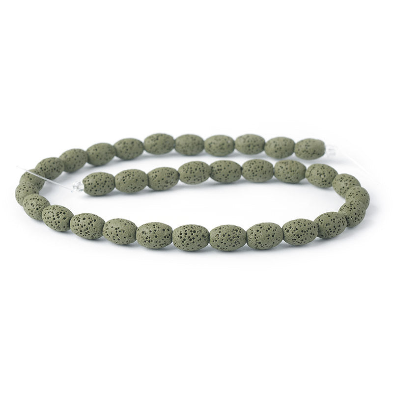 Lava Stone Bead Necklace Acalora