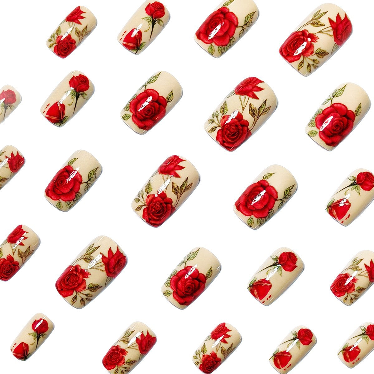 Floral Design Nail Wraps Acalora