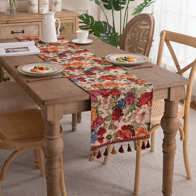 Geometric Pattern Bohemian Table Runner