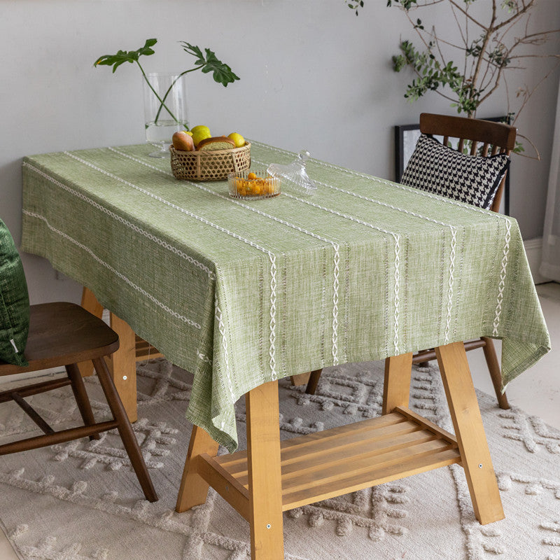Textured Woven Table Cover