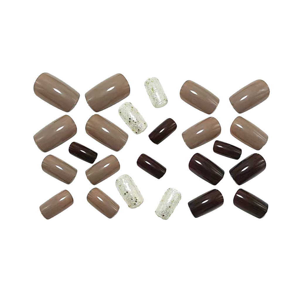 Artificial nails with elegant glitter decoration Acalora