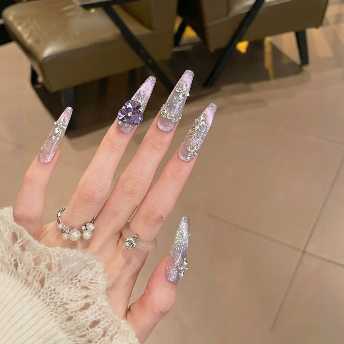Elaborate Decorative Nail Art Acalora