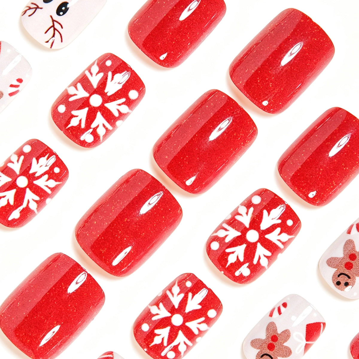 Festive Themed Press-On Nail Art Set Acalora 1788858489