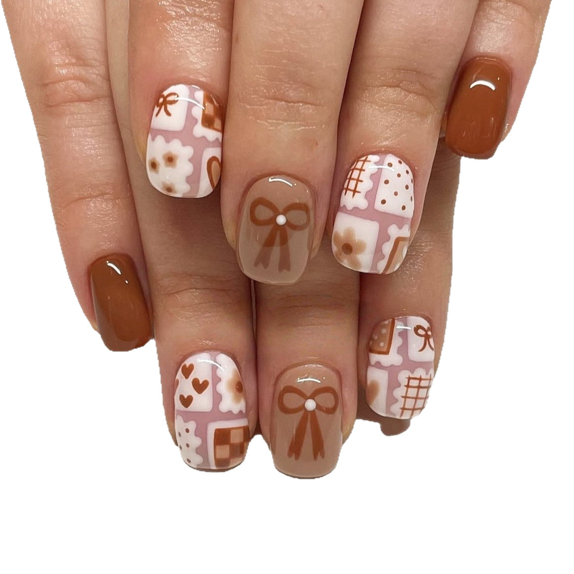 Decorative Press-On Nail Art Kit Acalora