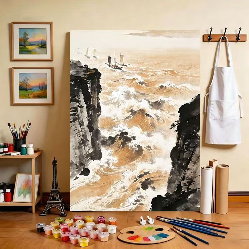Scenic River Canvas Art Print